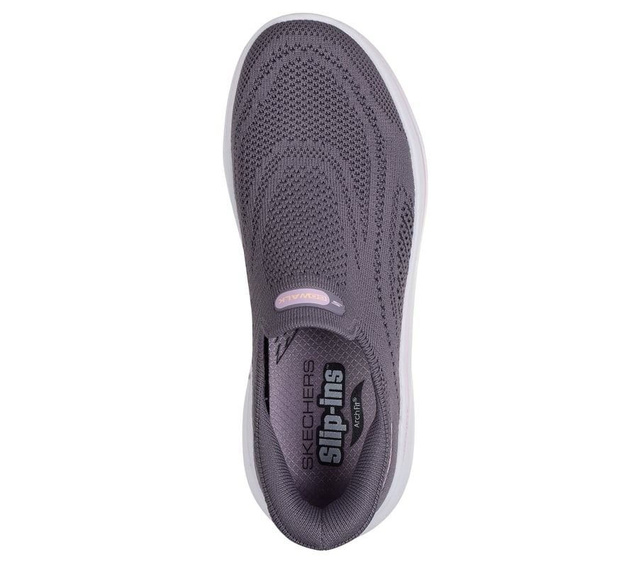 skechers slip-ins relaxed fit go walk arch fit n-joy - arianne