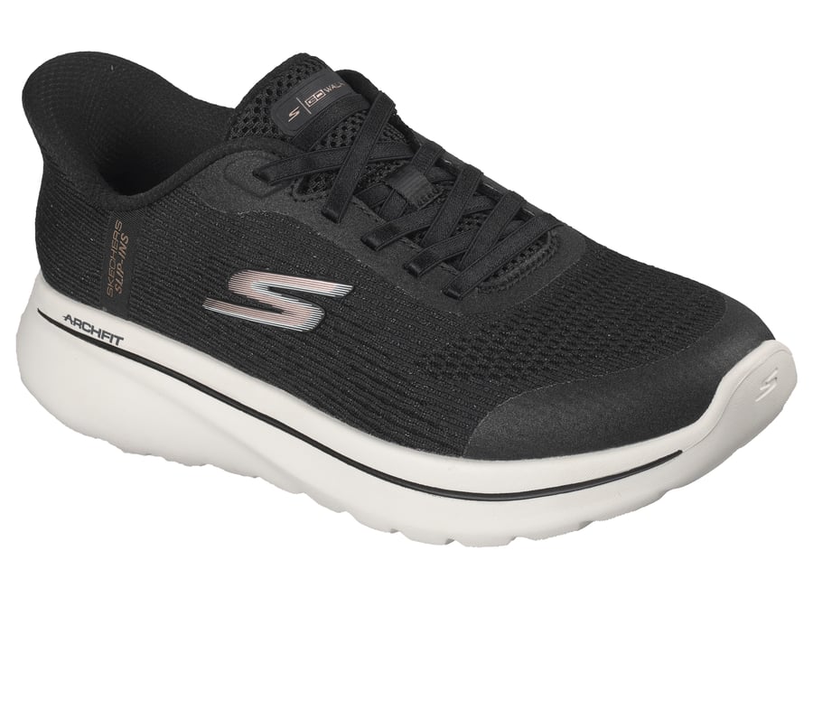 skechers slip-ins relaxed fit go walk arch fit n-joy - ria