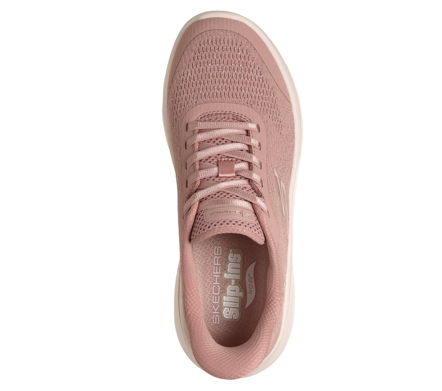 skechers slip-ins relaxed fit go walk arch fit n-joy - ria