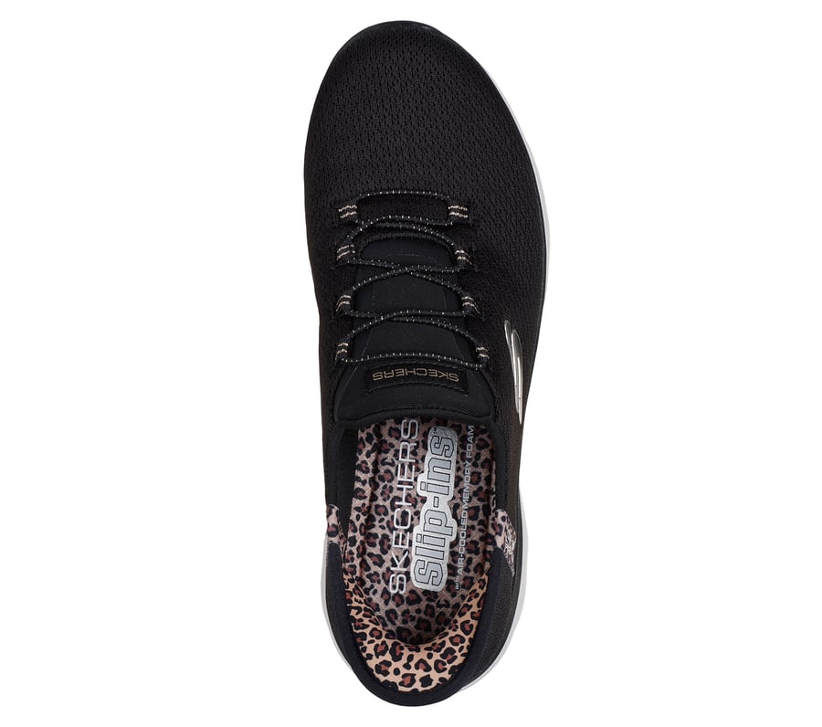 skechers slip-ins summits - leopard chic