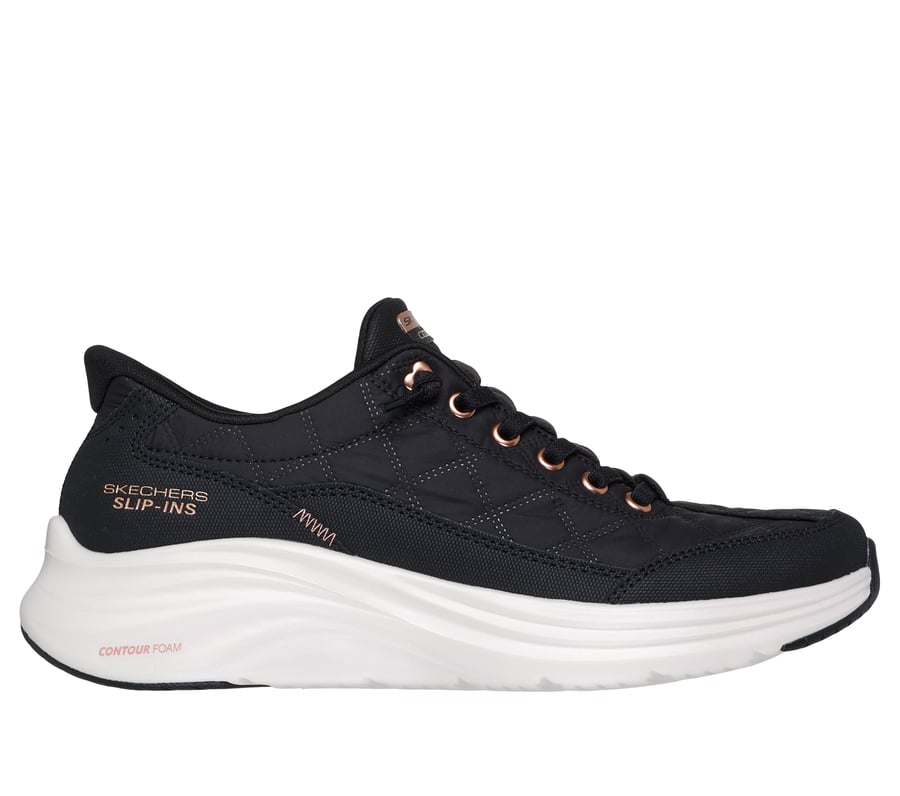skechers slip-ins mousse contour - confort et douceur heure dorée
