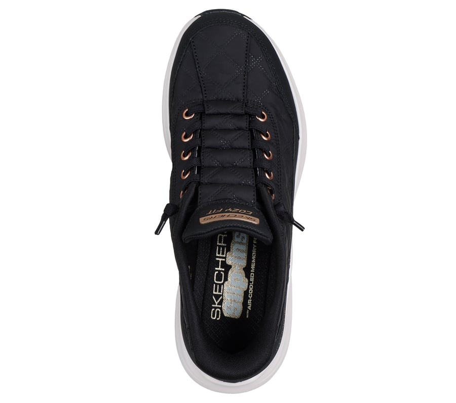 skechers slip-ins mousse contour - confort et douceur heure dorée