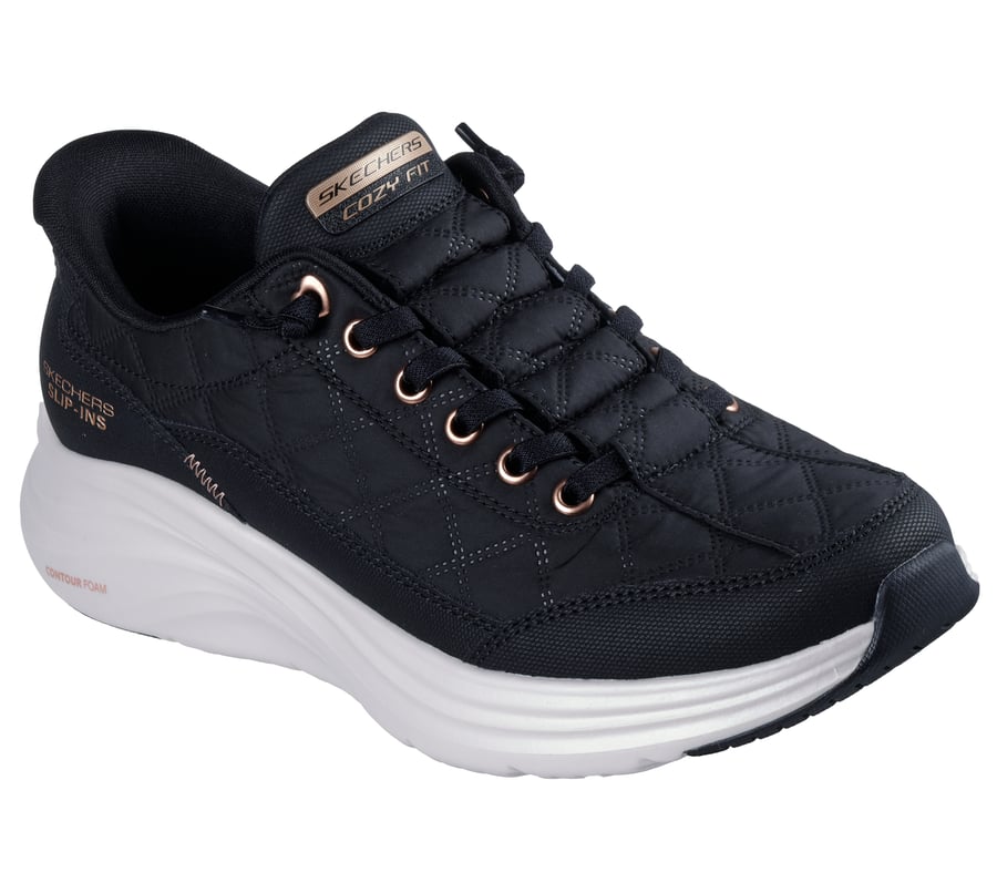 skechers slip-ins mousse contour - confort et douceur heure dorée