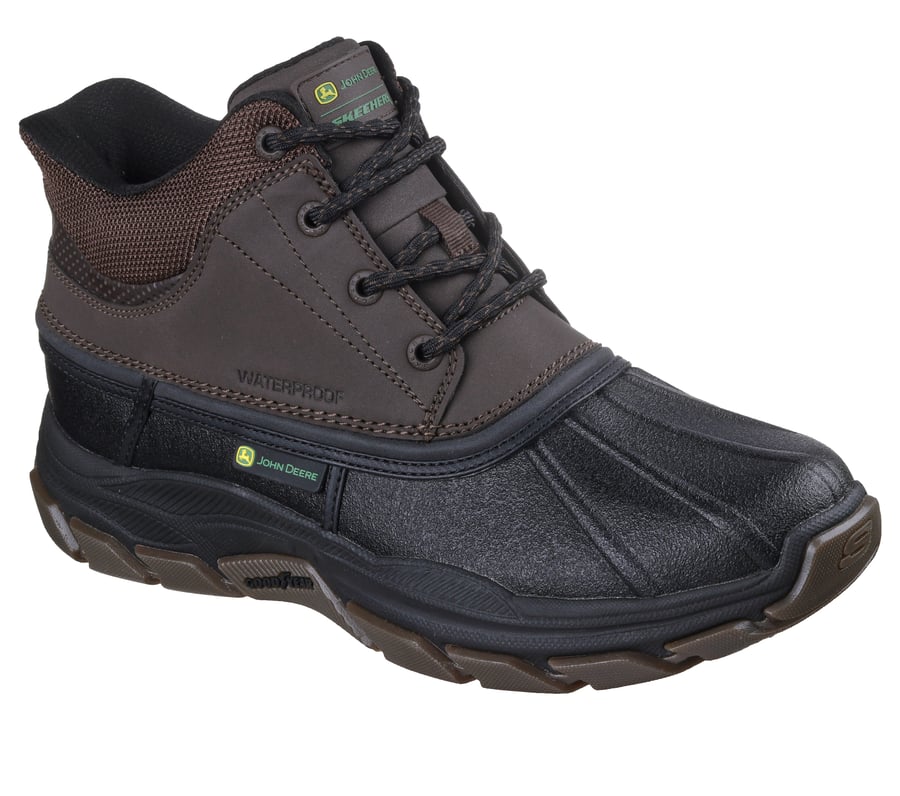 skechers slip-ins john deere waterproof relaxed fit respected - swamper