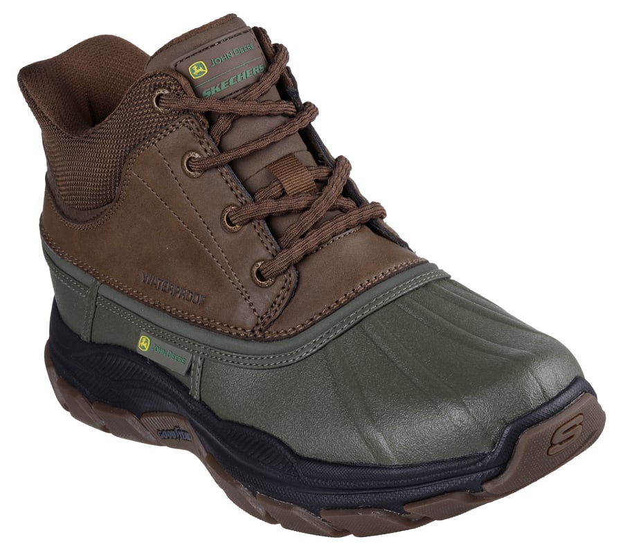 skechers slip-ins john deere waterproof relaxed fit respected - swamper