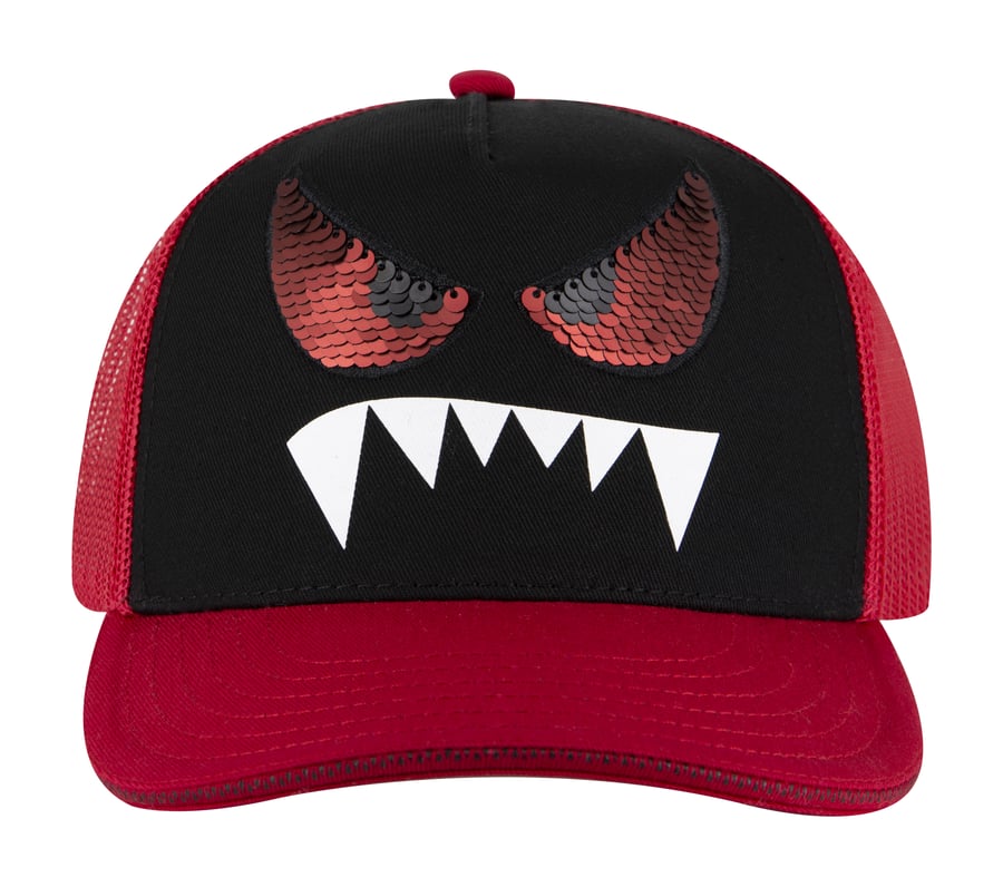casquette de camionneur skechers monster eyes