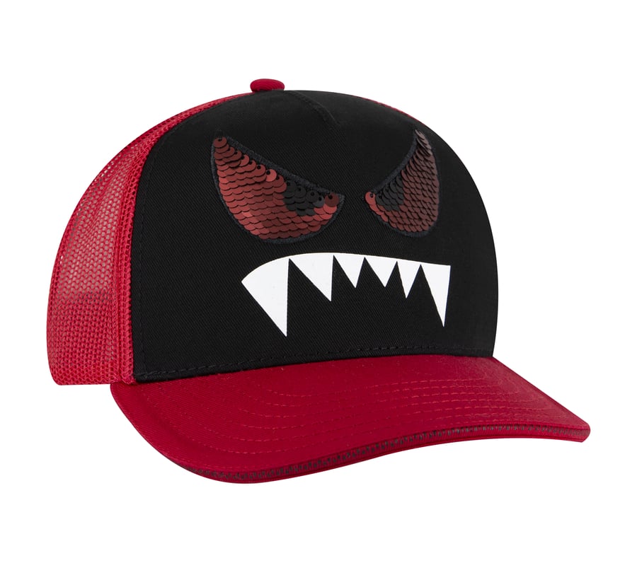 casquette de camionneur skechers monster eyes