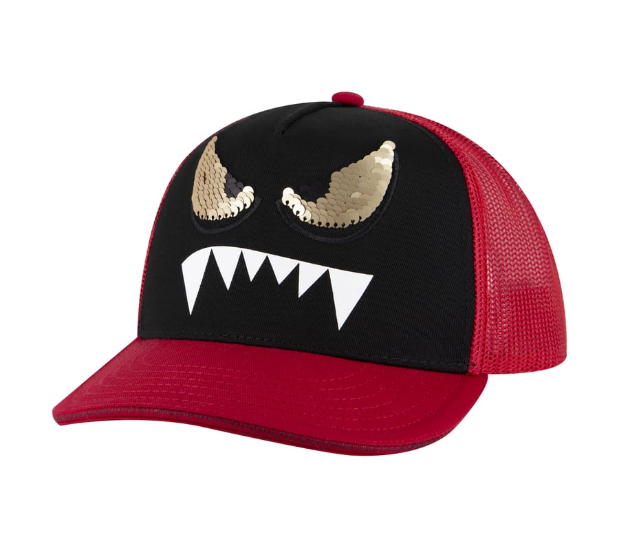 casquette de camionneur skechers monster eyes