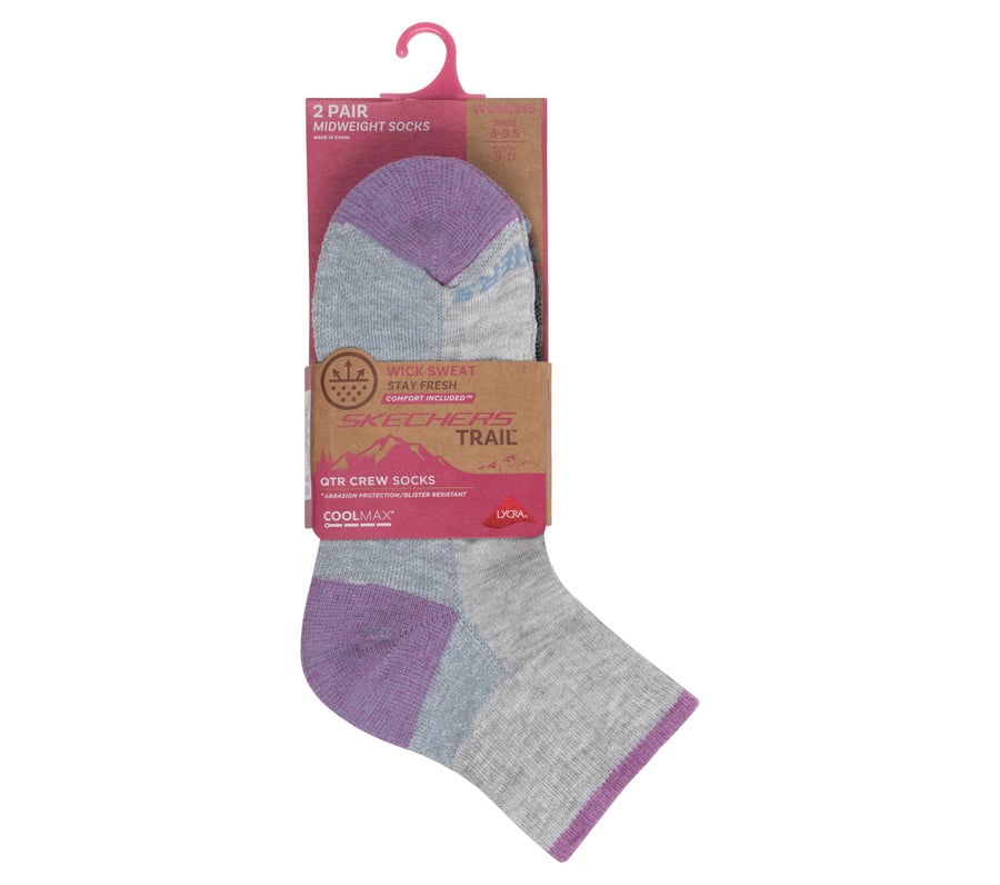 lot de 2 paires de chaussettes de randonnée coolmax