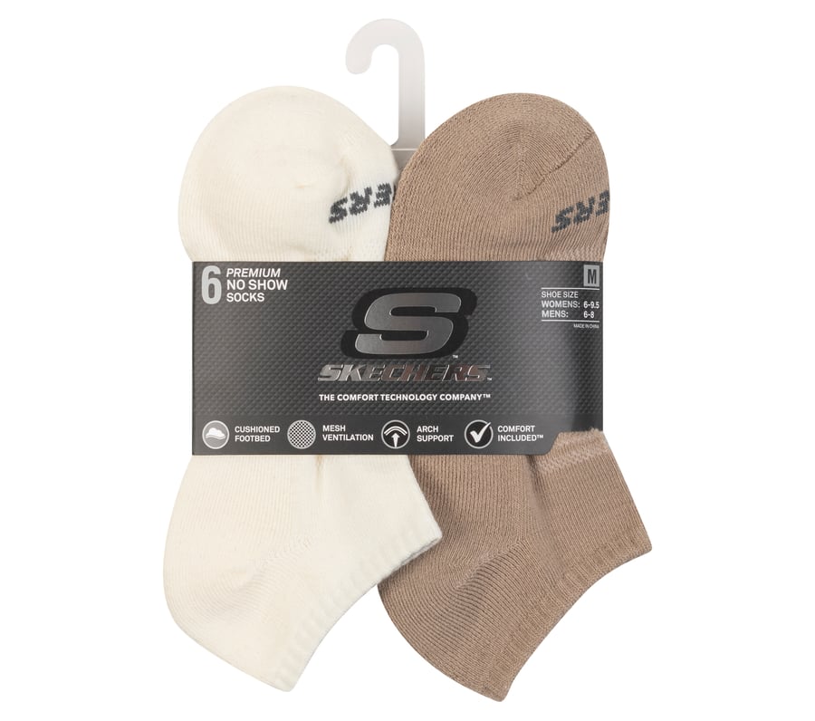 lot de 6 paires de chaussettes basses core taille moyenne