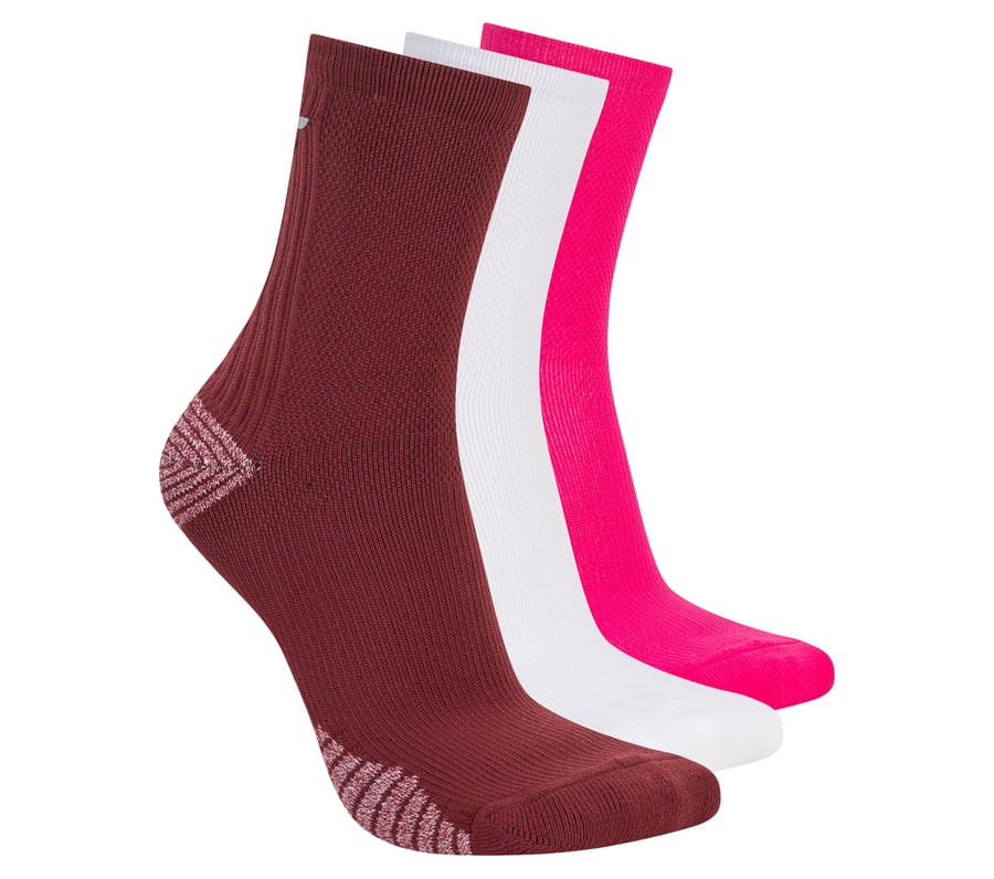 lot de 3 paires de chaussettes basses mi-mollet en éponge pour femmes