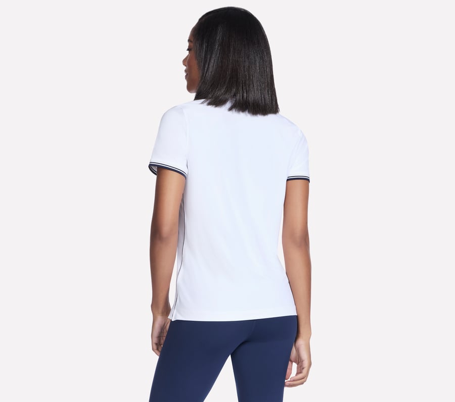 polo skechers fairway à manches courtes