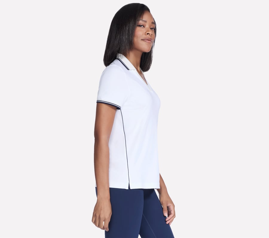 polo skechers fairway à manches courtes