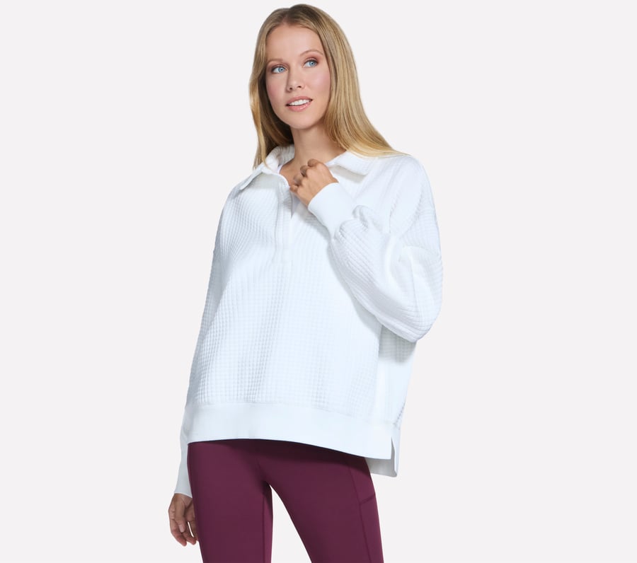 chemise à manches longues à col confortable pour le centre-ville