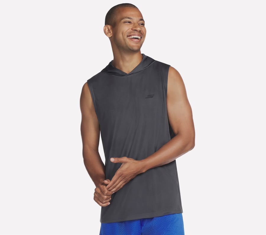 sweat à capuche sans manches hoops