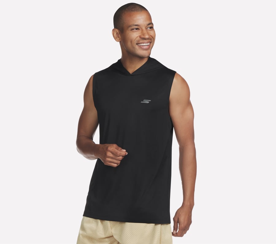 sweat à capuche sans manches hoops