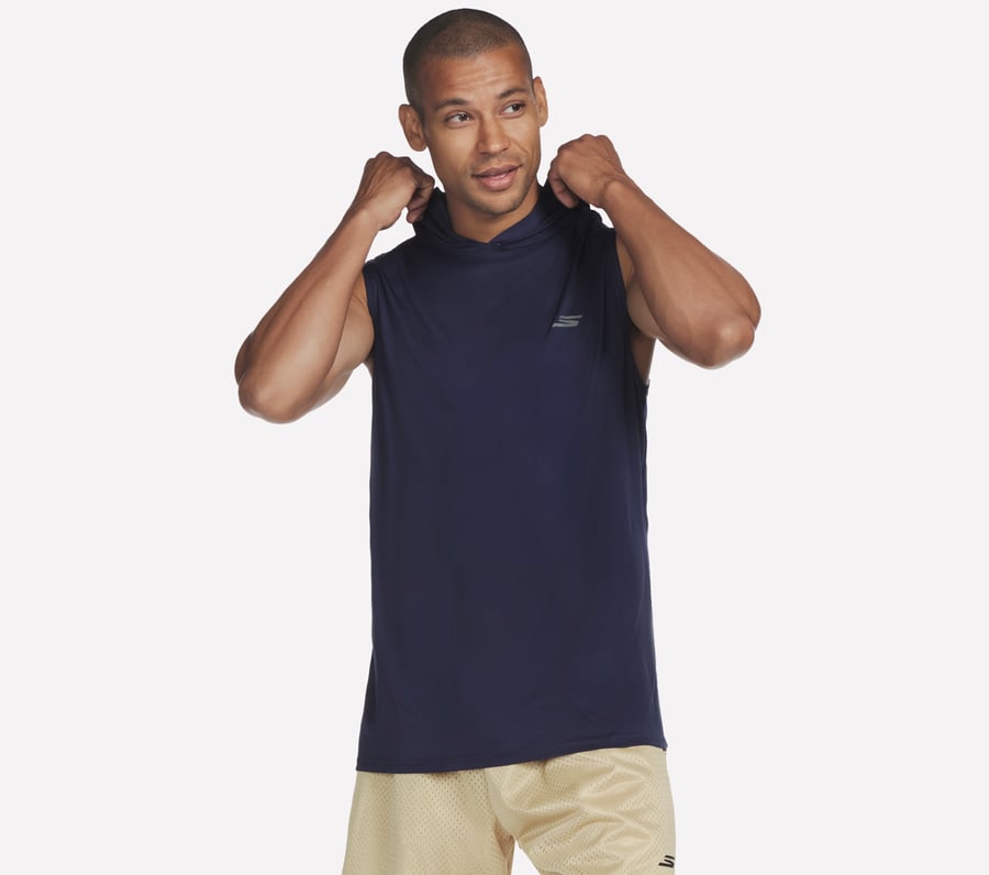 sweat à capuche sans manches hoops