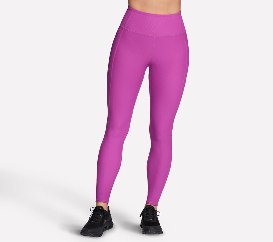 legging long taille haute go flex rib