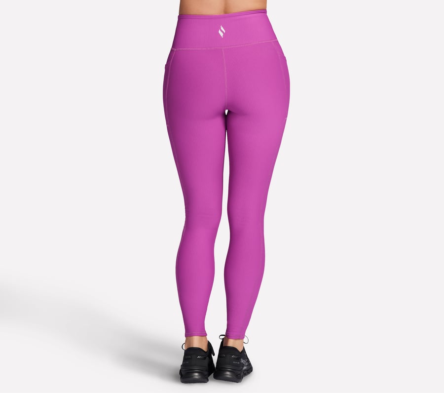 legging long taille haute go flex rib