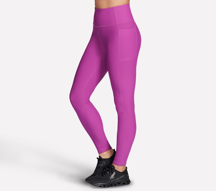 legging long taille haute go flex rib