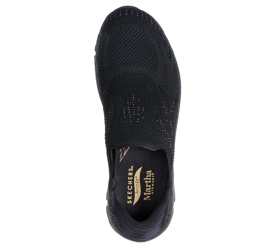 skechers slip-ins martha stewart arch fit glide-step elevate - smoke show