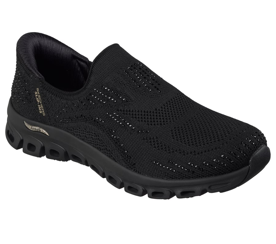 skechers slip-ins martha stewart arch fit glide-step elevate - smoke show