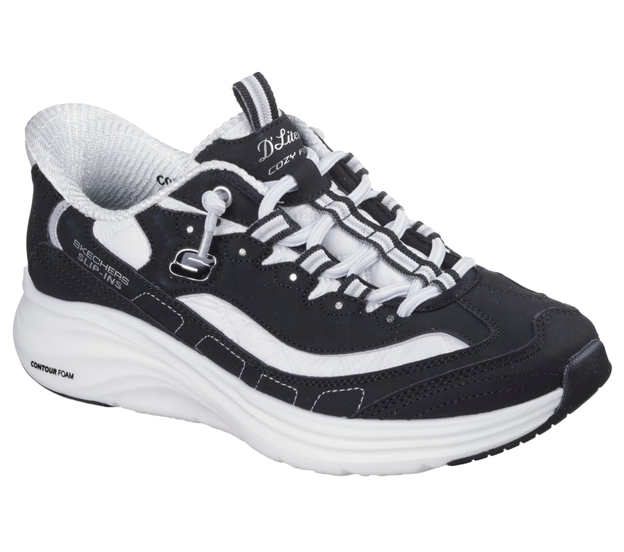 skechers slip-ins mousse contour - confort et douceur nostalgie