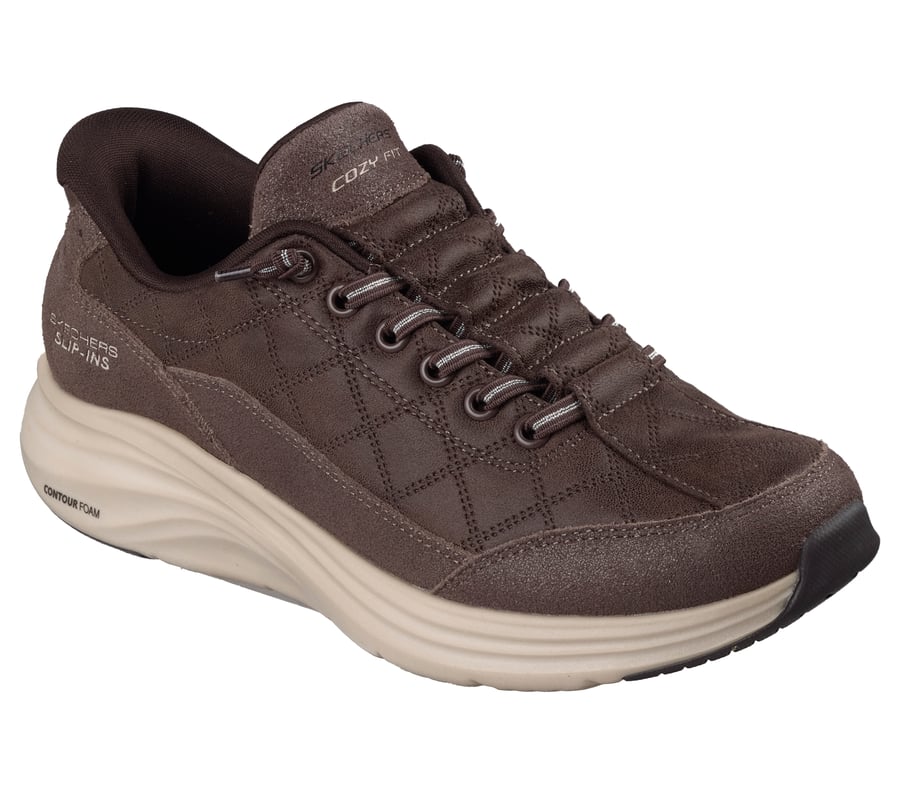skechers slip-ins mousse contour - confort et facilité dutilisation