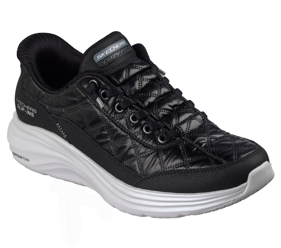 skechers slip-ins mousse contour - confort et Éclat scintillant