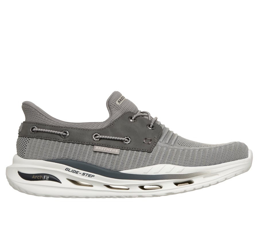 skechers slip-ins relaxed fit arch fit orvan - shoreman
