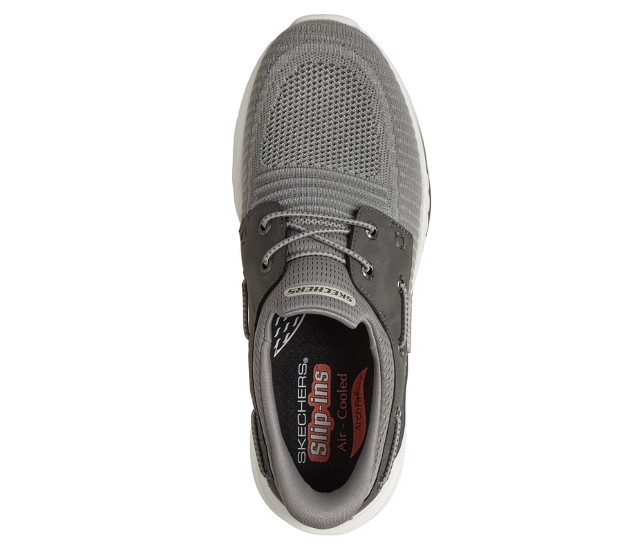 skechers slip-ins relaxed fit arch fit orvan - shoreman