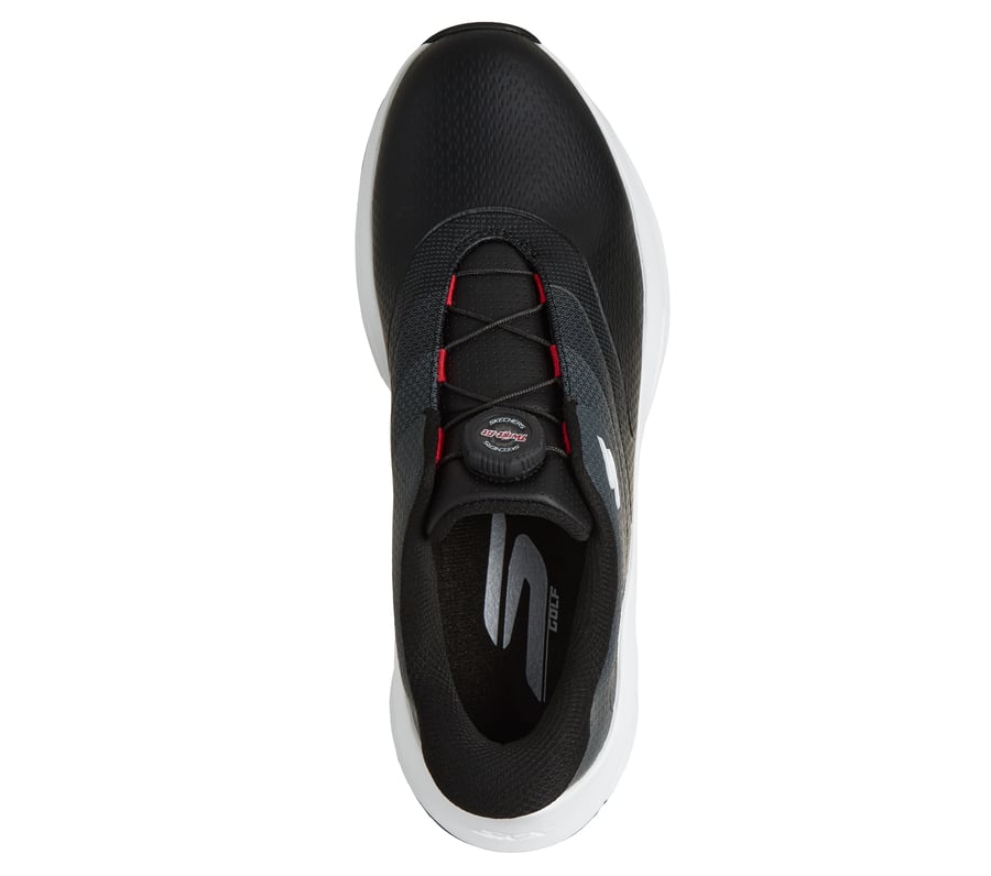 skechers slip-ins golf waterproof flow si - twist-fit