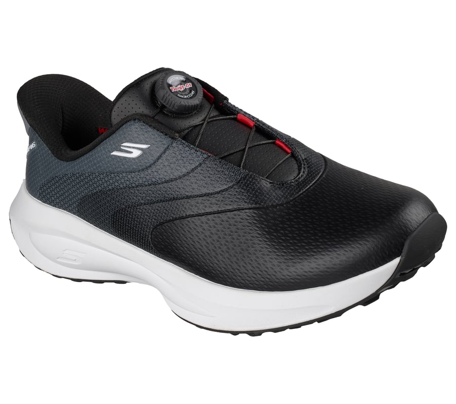 skechers slip-ins golf waterproof flow si - twist-fit