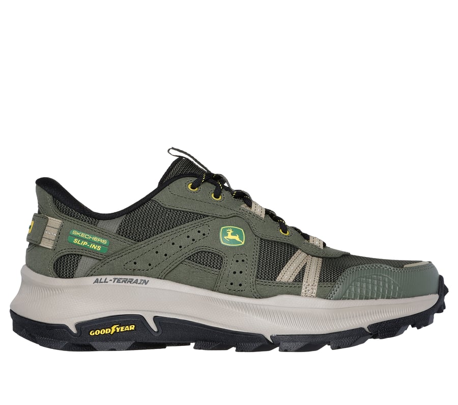 skechers slip-ins john deere relaxed fit equalizer 5.0 trail - harvest