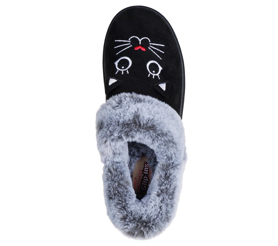 skechers slip-ins bobs cozy kiss - pyjama meow