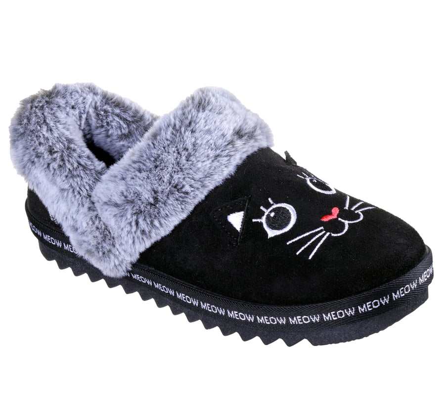 skechers slip-ins bobs cozy kiss - pyjama meow