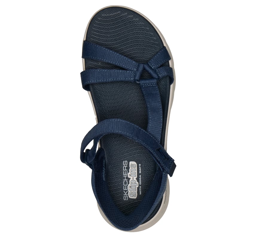 skechers slip-ins sandale go walk flex - illuminate