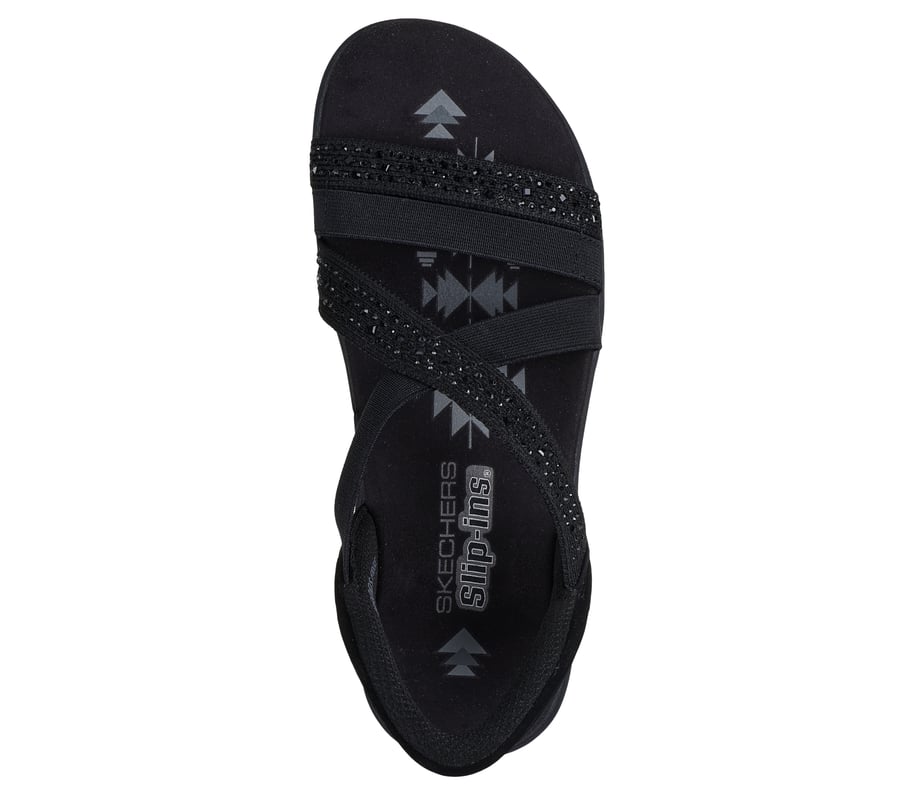 skechers slip-ins reggae slim - summer sparkle