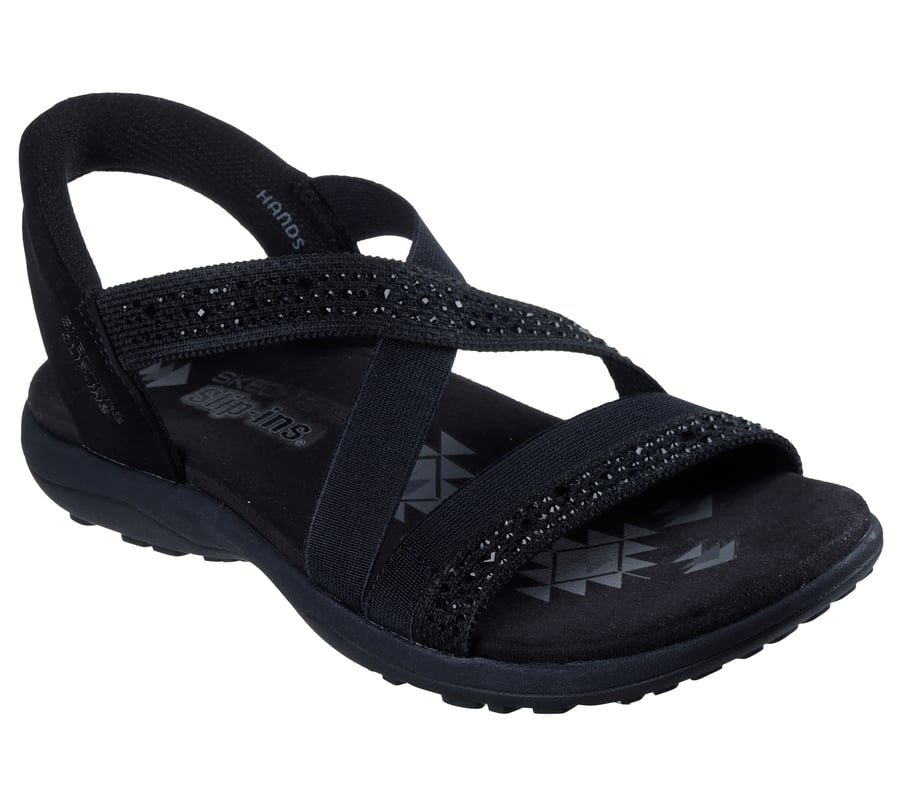 skechers slip-ins reggae slim - summer sparkle