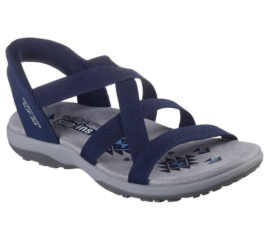skechers slip-ins reggae slim - stretch flex