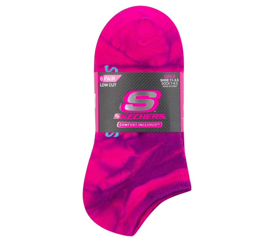 lot de 6 paires de chaussettes tie-dye pour filles