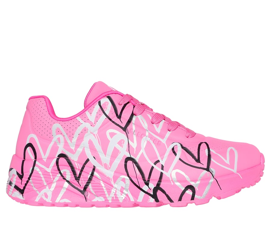 skechers x jgoldcrown uno lite - metallic love