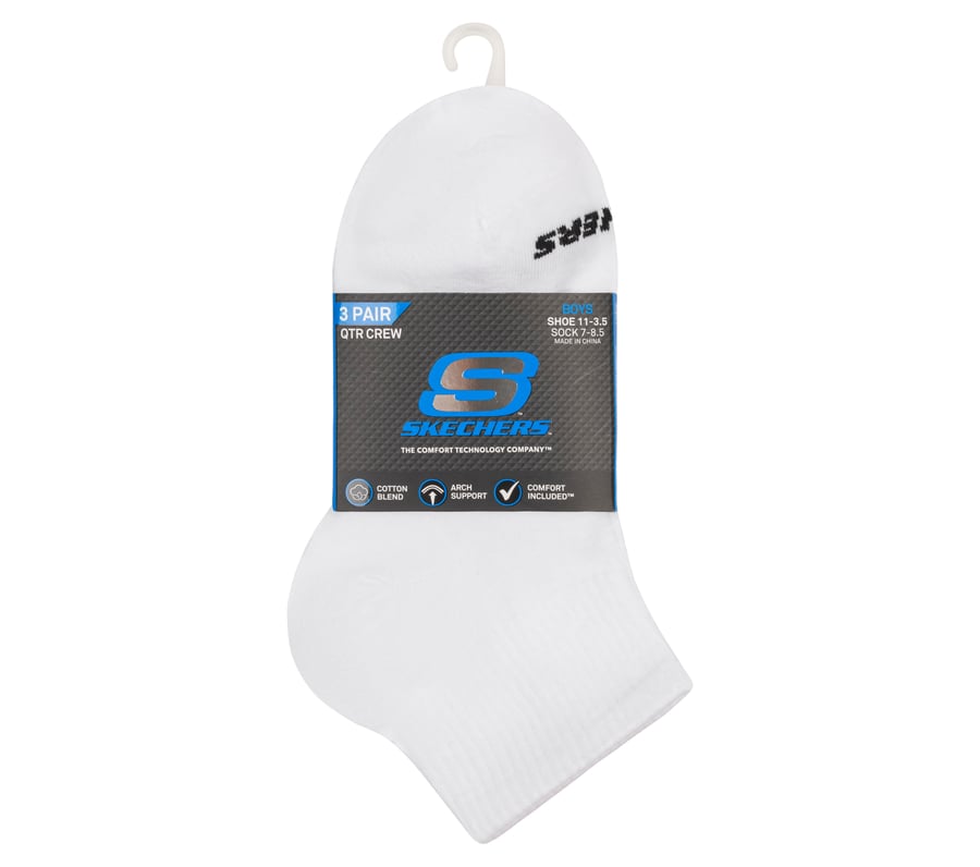lot de 3 paires de chaussettes en coton mi-mollet pour garçon