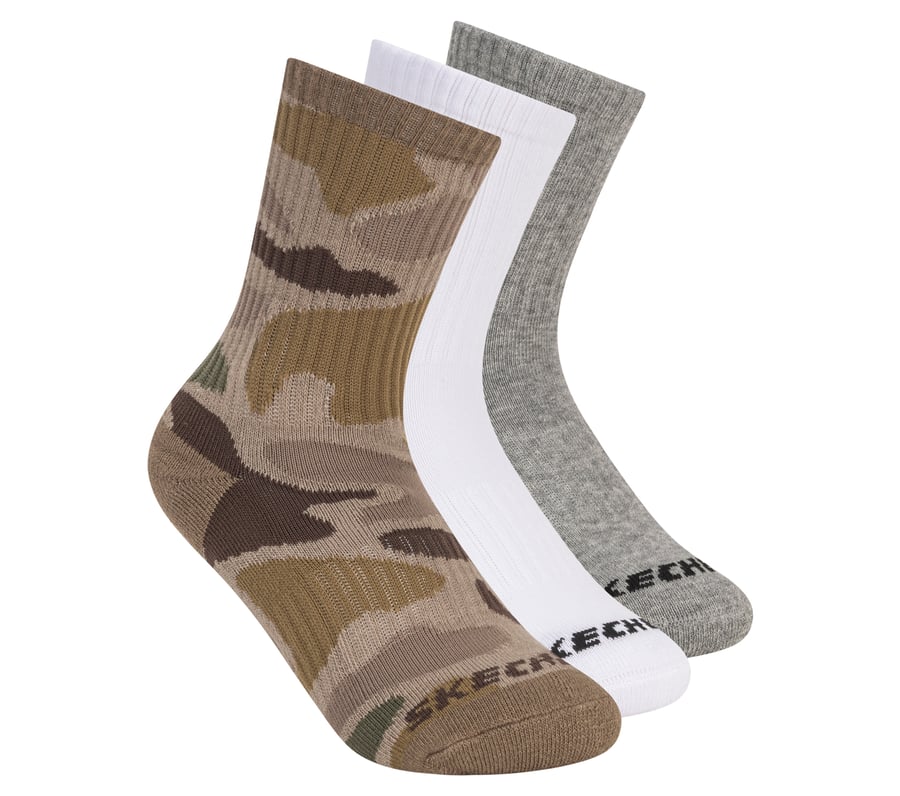 lot de 3 paires de chaussettes camouflage pour garçon
