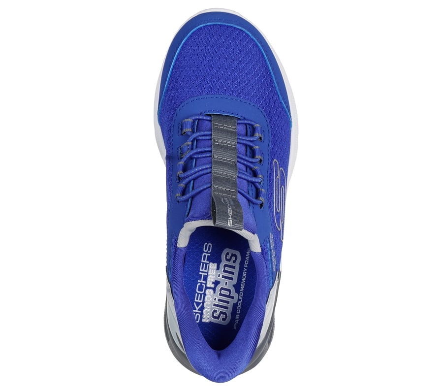 skechers slip-ins microspec max - brisk-stripe