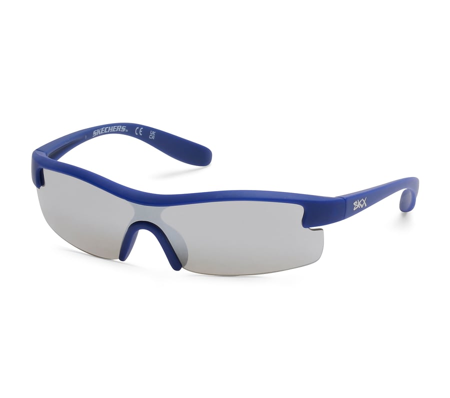 lunettes de soleil semi-enveloppantes mates