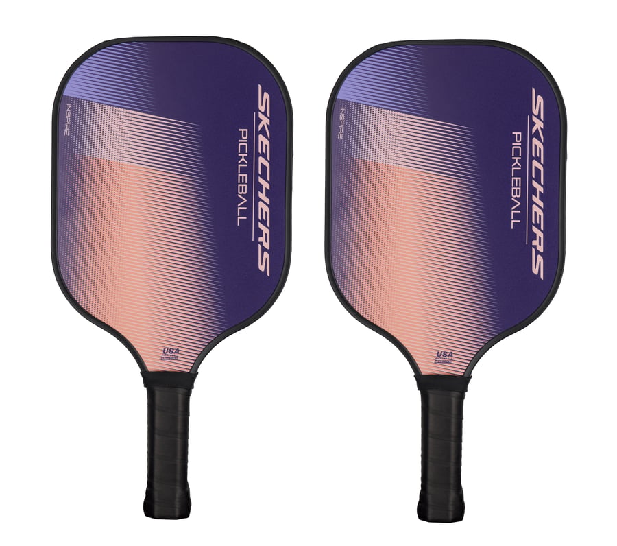 raquette de pickleball inspire 12 mm - violet orange