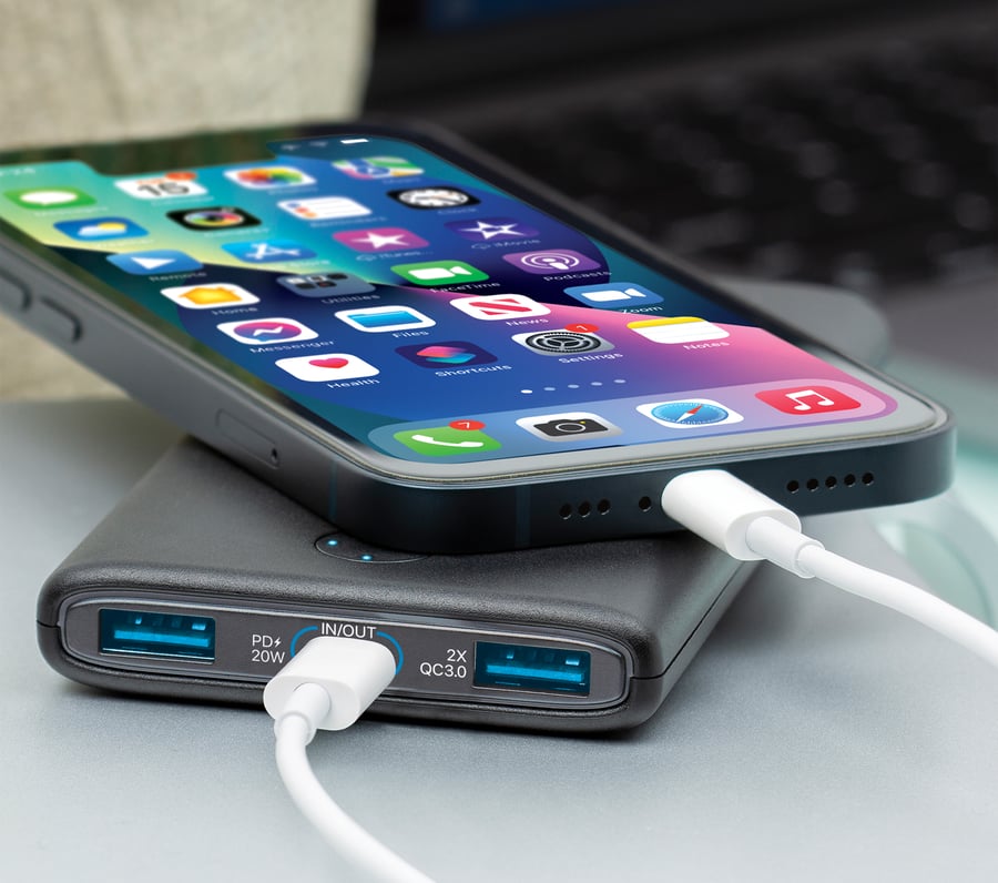 chargeur de batterie externe portable usb-c 10k 20w