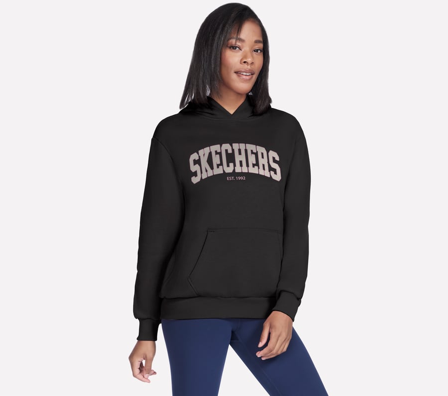 sweat à capuche universitaire