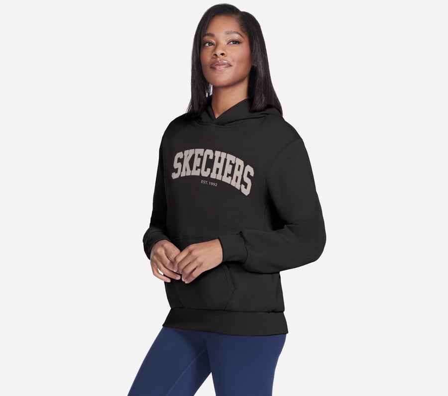 sweat à capuche universitaire